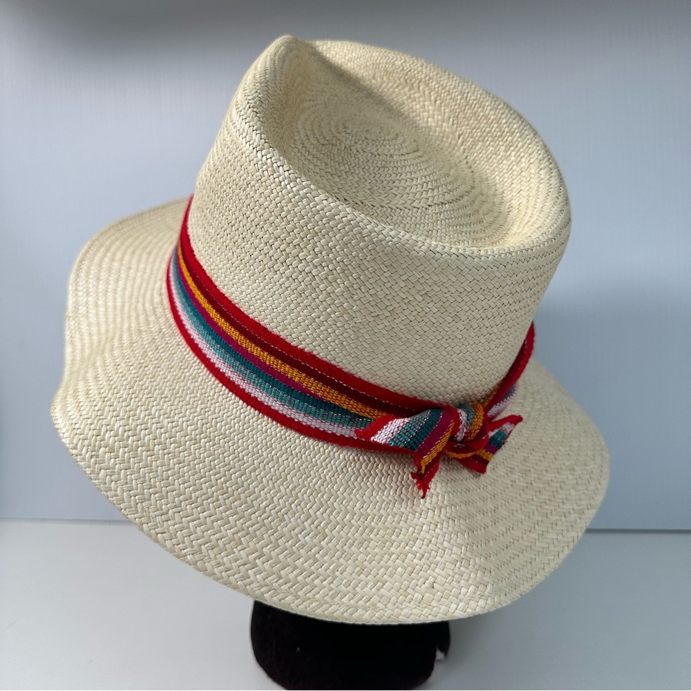Elegancia Tropical Desierto Classic Panama Hat Handwoven NWT Unisex Sz L… - Picture 6 of 16